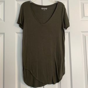 Green v neck Mudd shirt